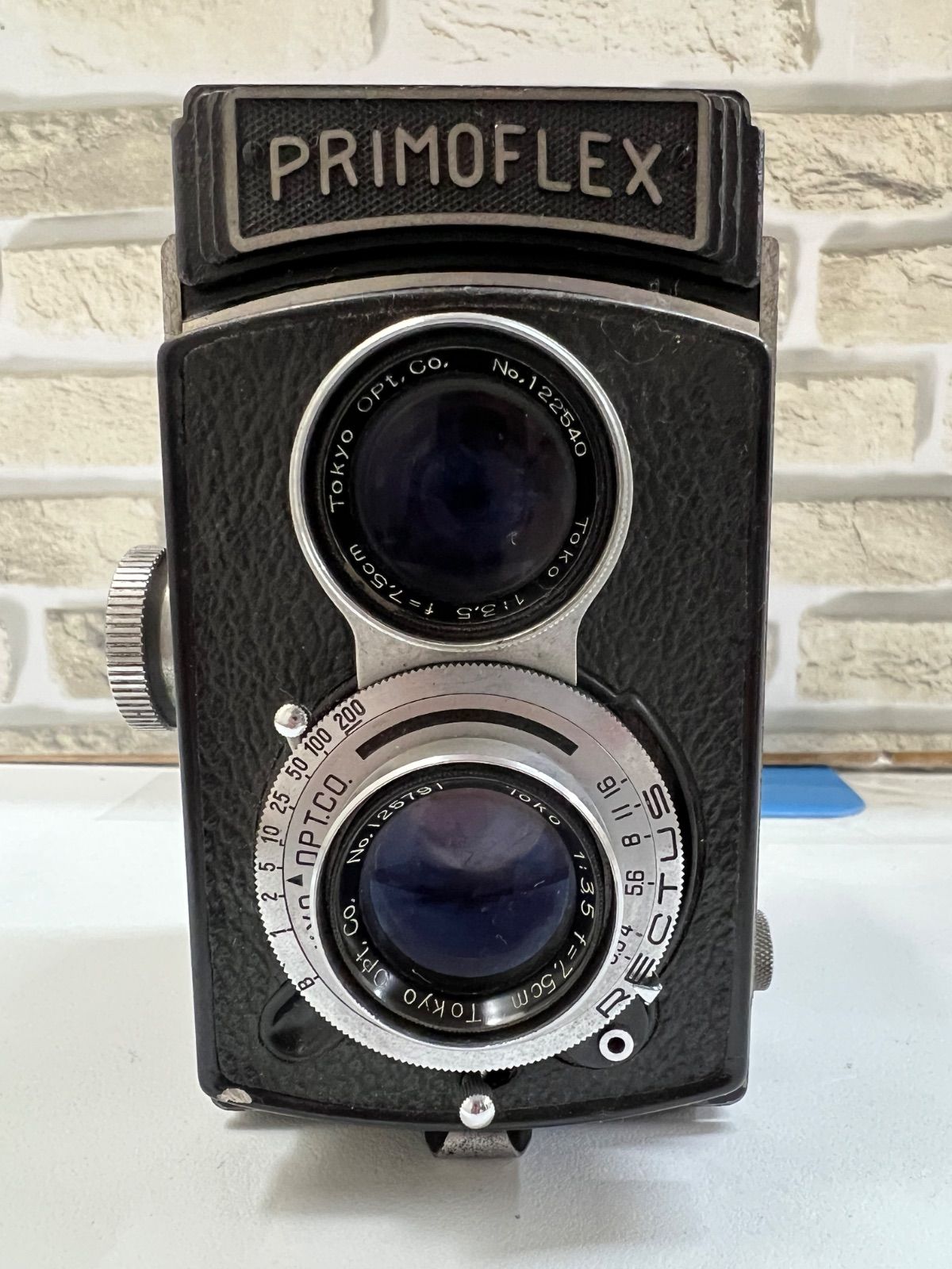 PRIMOFLEX　カメラ(ジャンク品） ♡ジャンク品アンティークインテリア♡ PRIMOFLEX 二眼レフカメラ