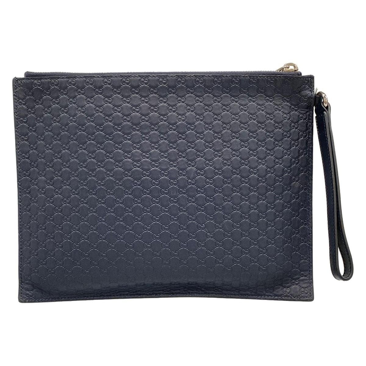 GUCCI(グッチ) クラッチバッグ マイクログッチシマ 544477 ダーク