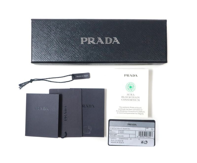 PRADA キーリング 2PT011 ブラック Amazon.co.jp: [Prada] プラダ キーリング メンズ レディース ブラック