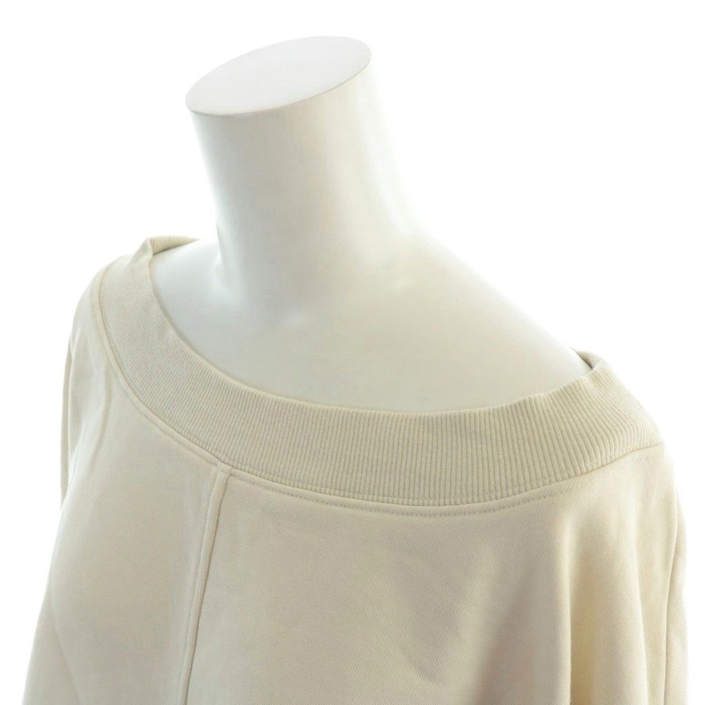 カプリシュレマージュ ドロストボートネックスウェット ホワイト