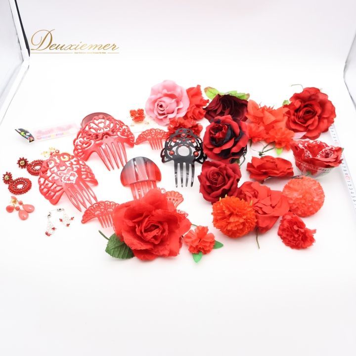 フラメンコ 小物 小道具 アバニコ ペイネタ フローレス ピアス