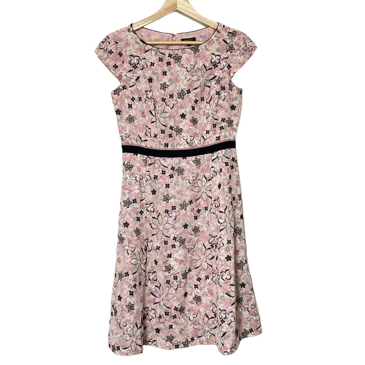 TOCCA(トッカ) ワンピース サイズ0 XS レディース美品 - ピンク×黒