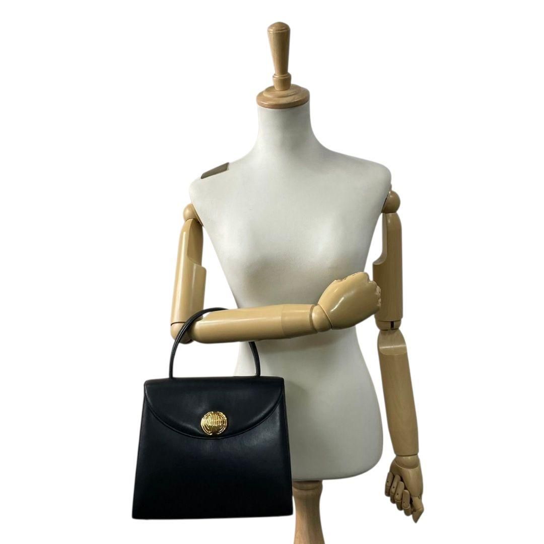 ジバンシー GIVENCHY ハンドバッグ フラップ レザー ブラック 黒