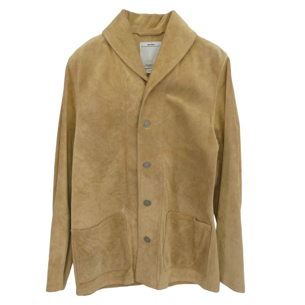 VISVIM ビズビム 0113105014025 ショールカラー スエード レザー