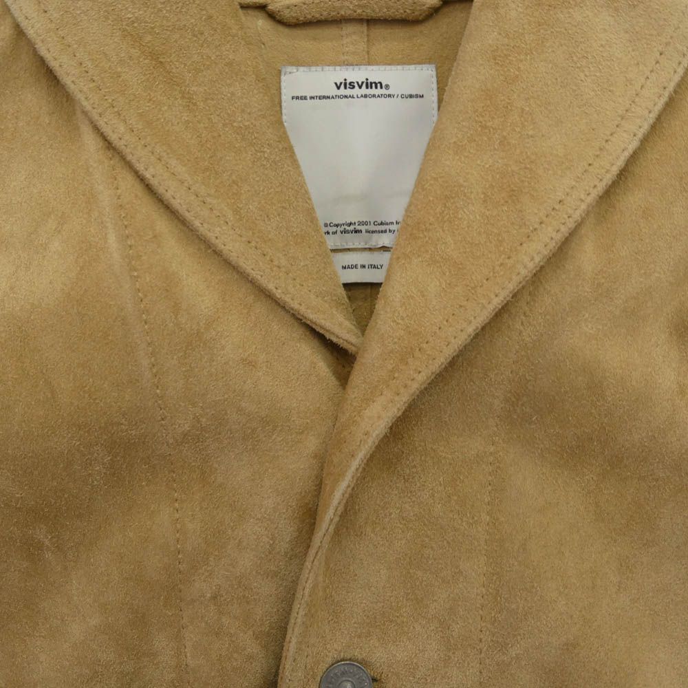 VISVIM ビズビム 0113105014025 ショールカラー スエード レザー