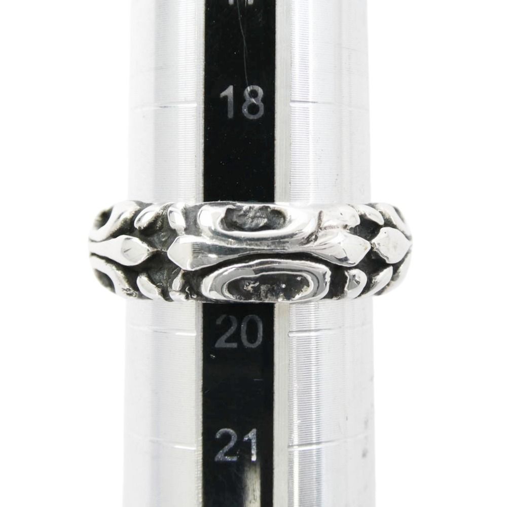 A&G エーアンドジー フレアバンド リング シルバー系 19.5号【中古