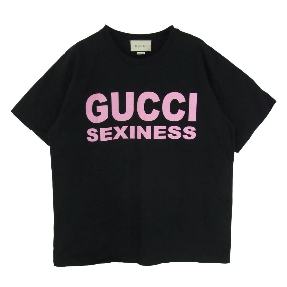 GUCCI ブラック ロゴ Tシャツ 中古・古着通販】GUCCI (グッチ) マルチカラーオーバーサイズTシャツ