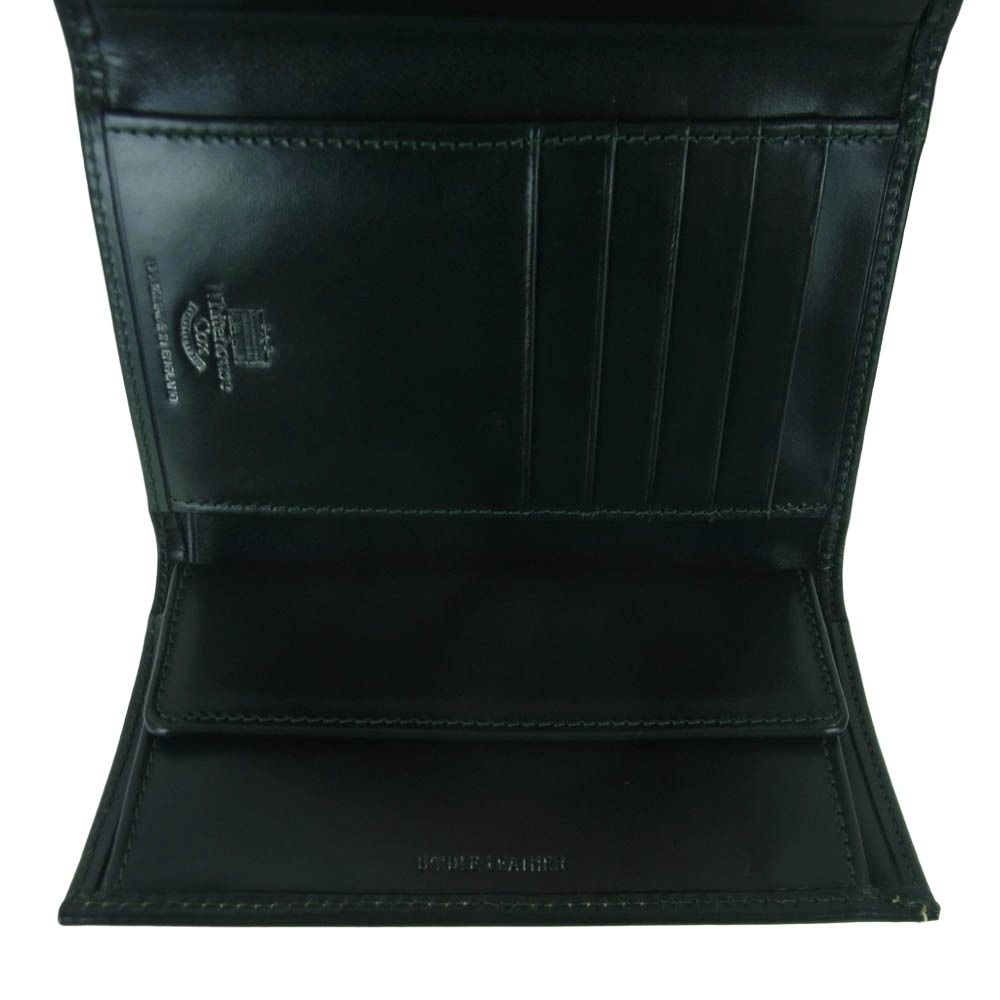 ホワイトハウスコックス 三つ折り財布 S7660ブライドルレザー ブラック Whitehouse Cox ホワイトハウスコックス 三つ折り財布 S7660