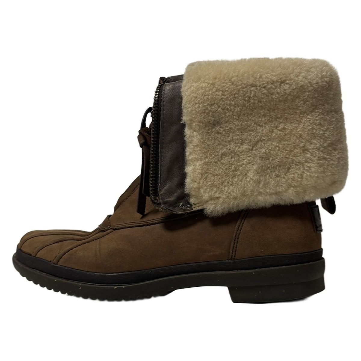 UGG 厚底 アグ UGG 24 ショート ブーツ ヒール レザー 厚底 スタッド 