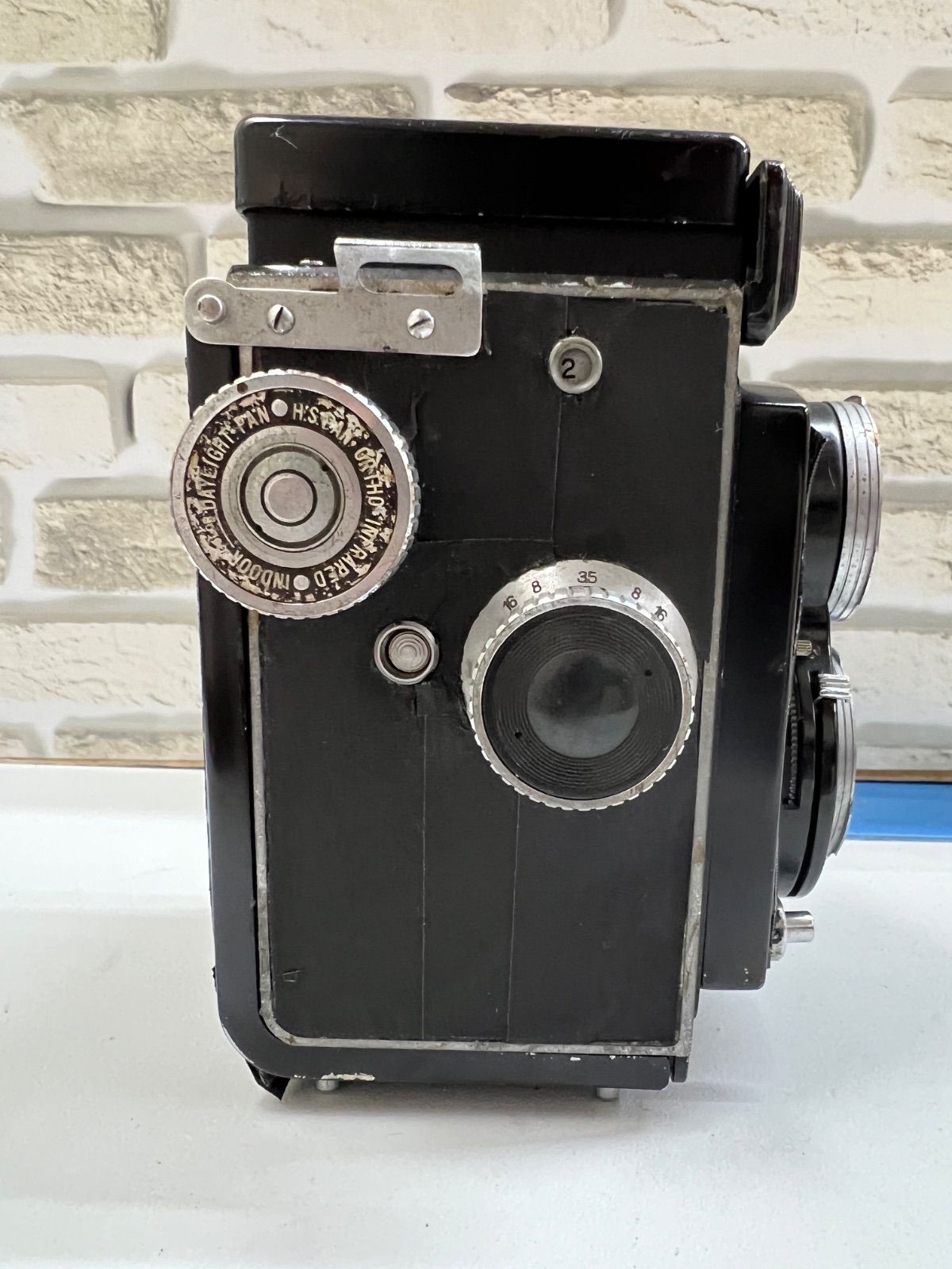 O7-57】◇ ALPENFLEX 二眼レフカメラ レトロ アンティーク ジャンク