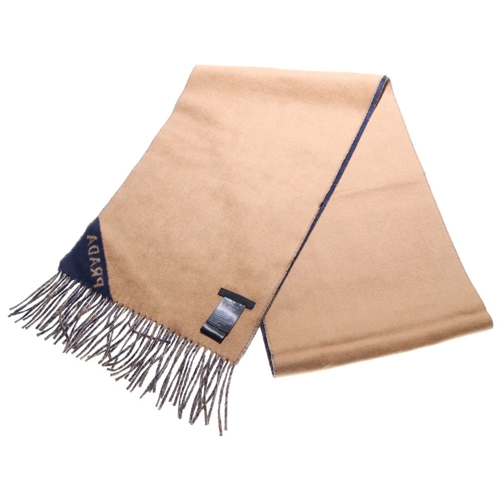 PRADA (プラダ) 2トーンカラー カシミア マフラー ストール 2FS055