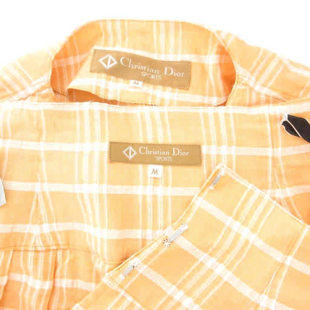 クリスチャンディオール スポーツ チェック柄 テーラードジャケット