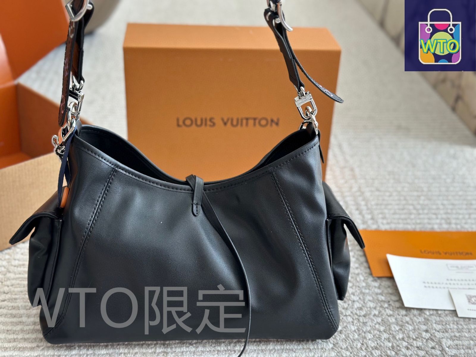 今日特価】Louis Vuitton ルイ・ヴィトン キャリーオール ダーク