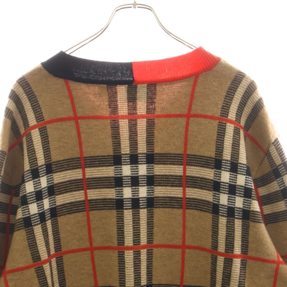 BURBERRY チェック柄ニット XL BURBERRY (バーバリー) 20SS Check Merio Wool Jacquard Sweater ノバ