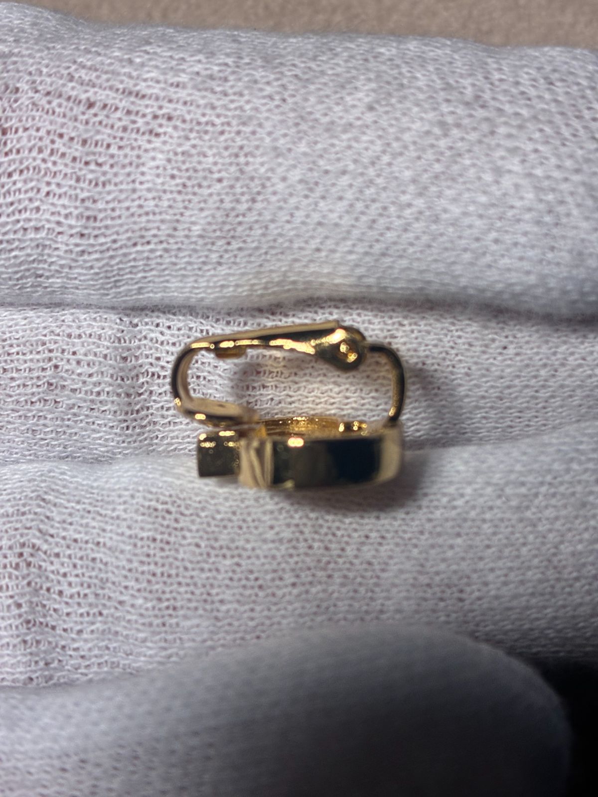 クリスチャンディオール イヤリングCDロゴ ラインストーン 片方のみ