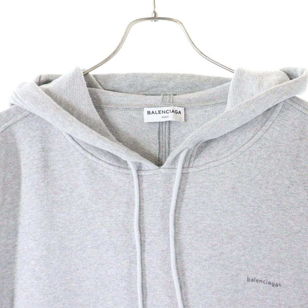 BALENCIAGA (バレンシアガ) Logo Hoodie ロゴプリント プルオーバー