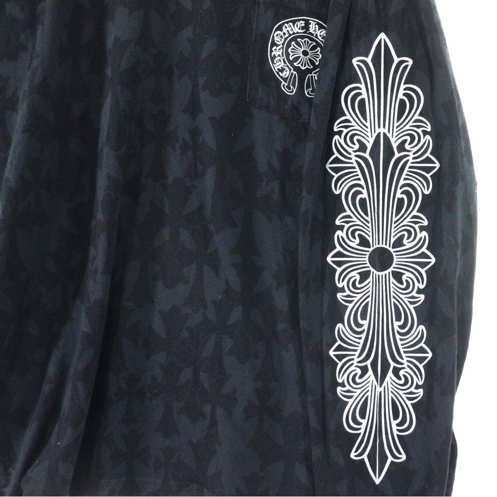 CHROME HEARTS (クロムハーツ) Graveyard Cemetery Cross Long Sleeve