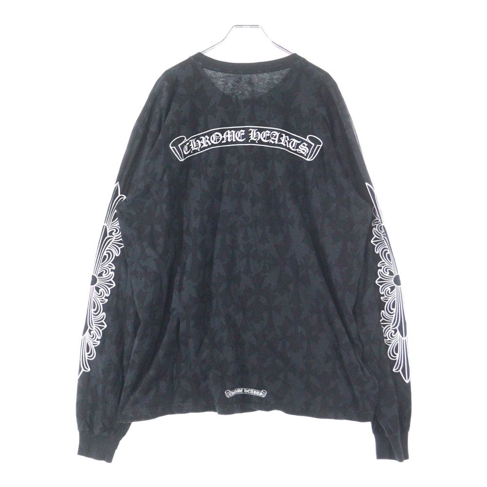 クロムハーツ グレイブヤードセメタリークロスロングスリーブ　Lサイズ CHROME HEARTS (クロムハーツ) Graveyard Cemetery Cross Long Sleeve