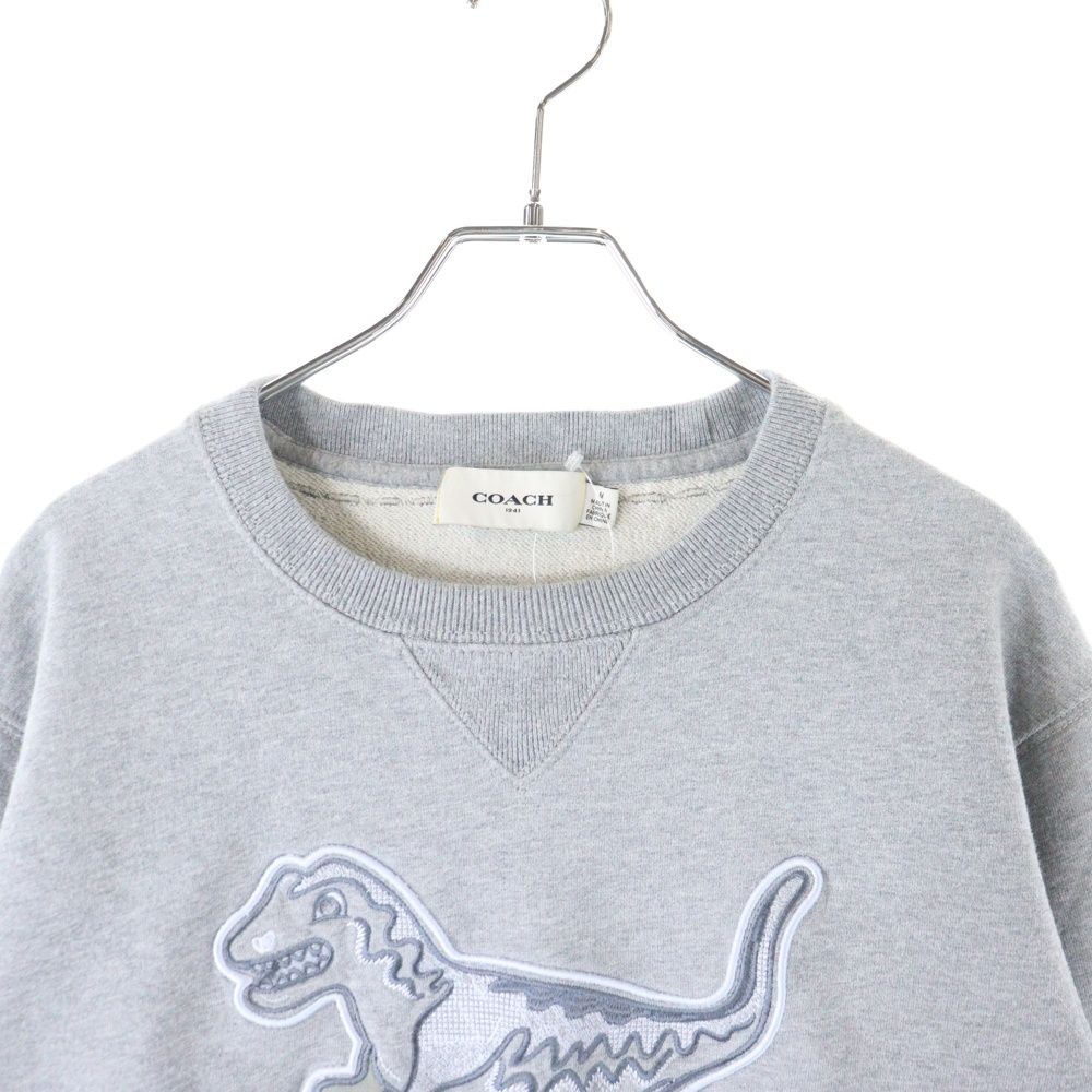 COACH (コーチ) Sweatshirt ロゴ刺繍 セール中 クルーネックスウェット