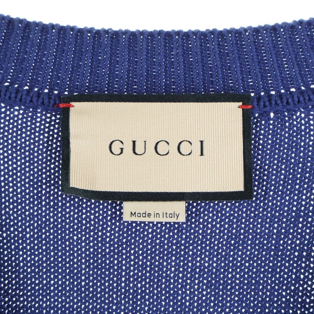 GUCCI (グッチ) 21AW GG CARDIGAN GGステッチ ニットカーディガン