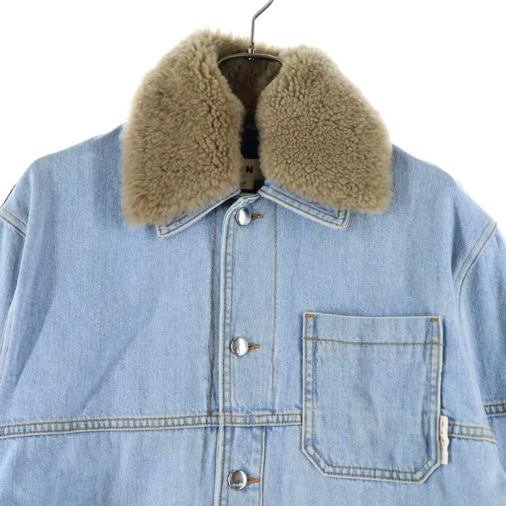 MARNI (マルニ) MULTI POCKET DENIM SHEEP CHECK JACKET マルチ
