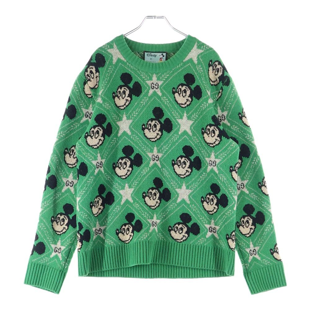 専用グッチ　ニット　セーター　GUCCI ディズニー GUCCI グッチ ×Disney Embroidered Mickey Mouse Sweater ディズニー