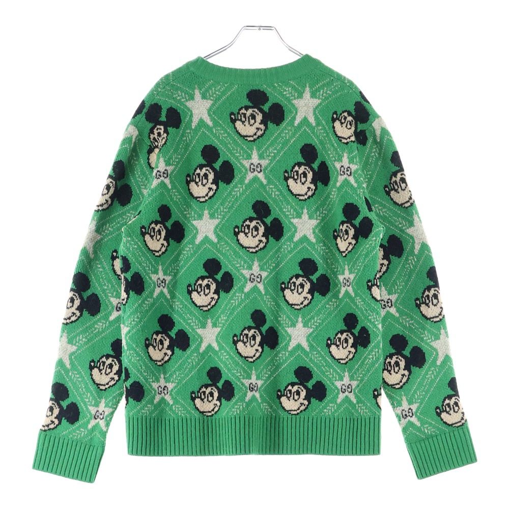 ✨希少✨　GUCCI ディズニー ニットセーター　サイズL GUCCI (グッチ) ×Disney Mickey Mouse Pattern Crewneck Knitted