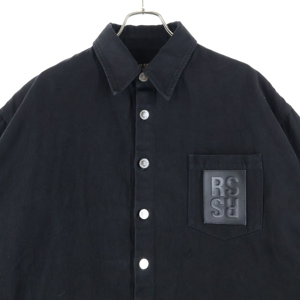RAF SIMONS ブラックシャツ Raf Simons ロングスリーブ シャツ | ブラック | FARFETCH JP
