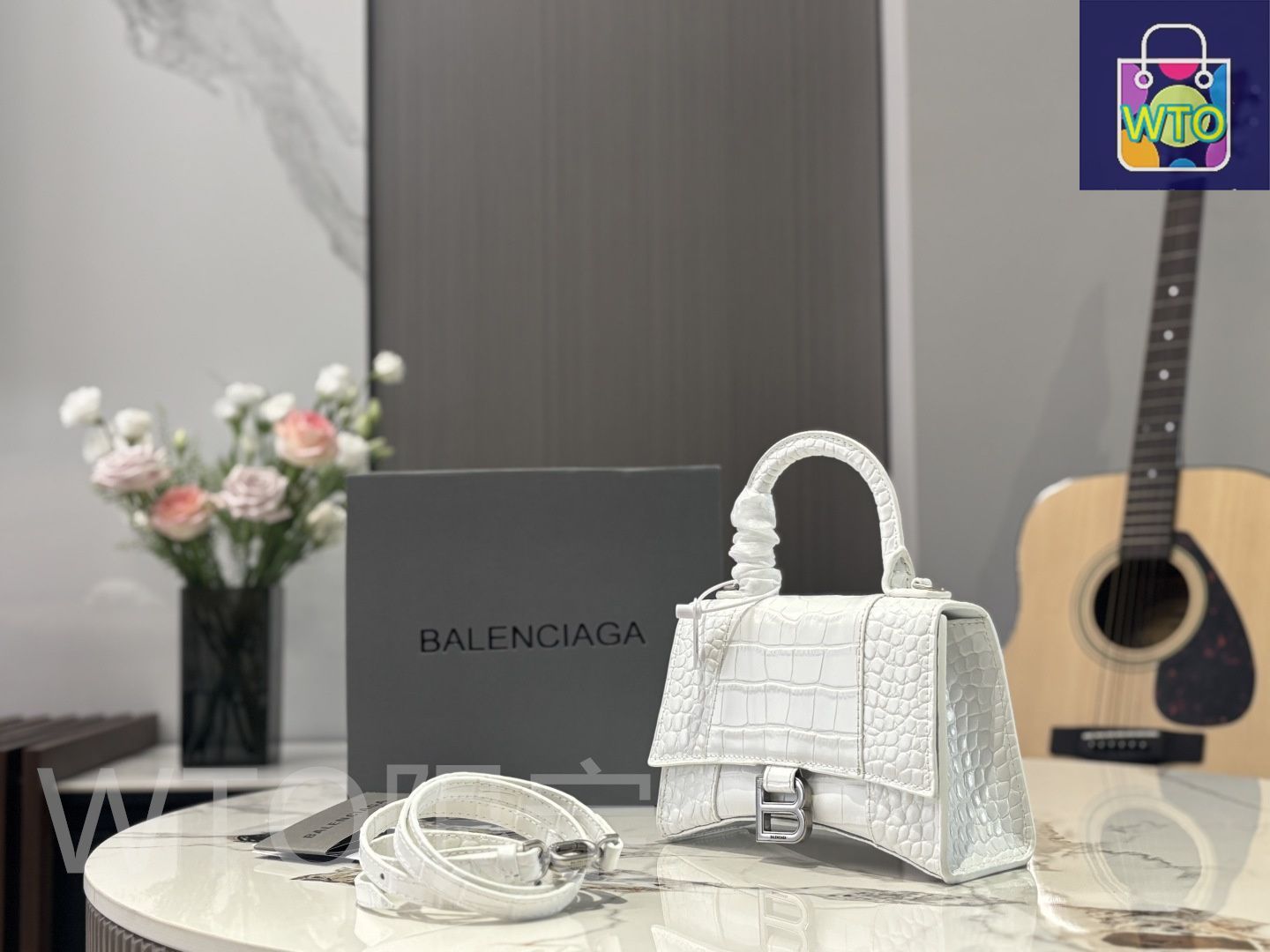 今日特価】Balenciaga バレンシアガ アワーグラス ハンドバッグ 頭層