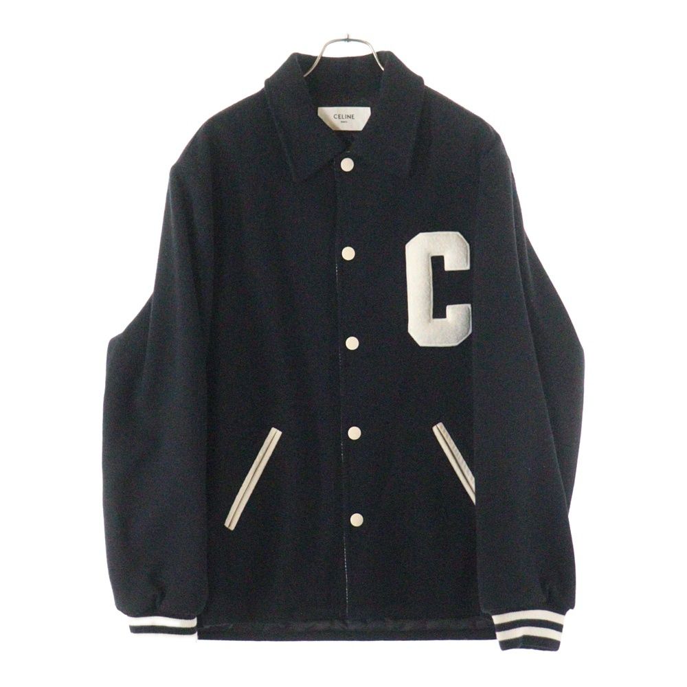 24ss セリーヌ　カレッジ　ダブルフェイス　ペースボール　テディジャケット CELINE (セリーヌ) 24SS BASEBALL TEDDY JACKET ベースボール テディ
