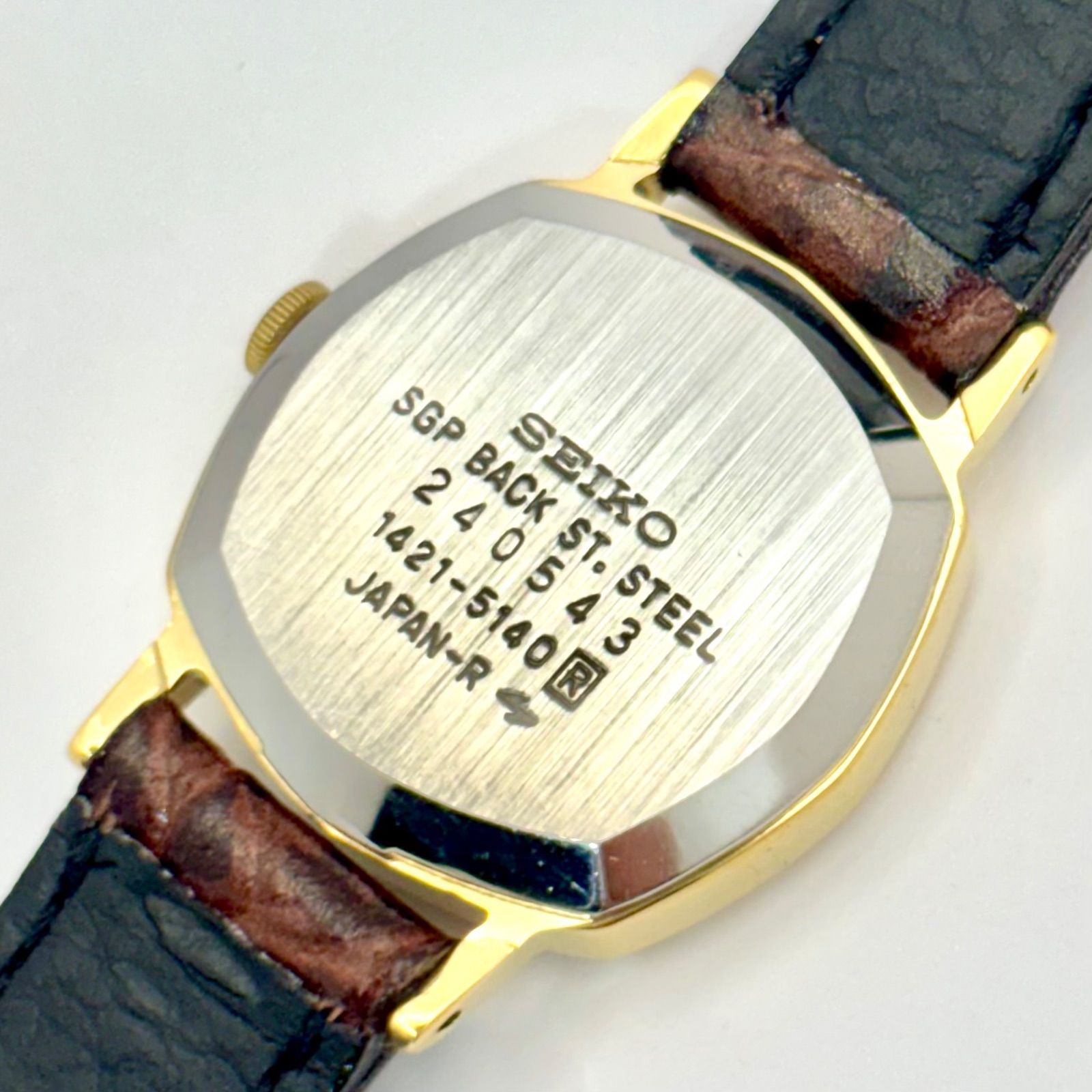 新品電池】SEIKO セイコー レディース 腕時計 ゴールド オクタゴン