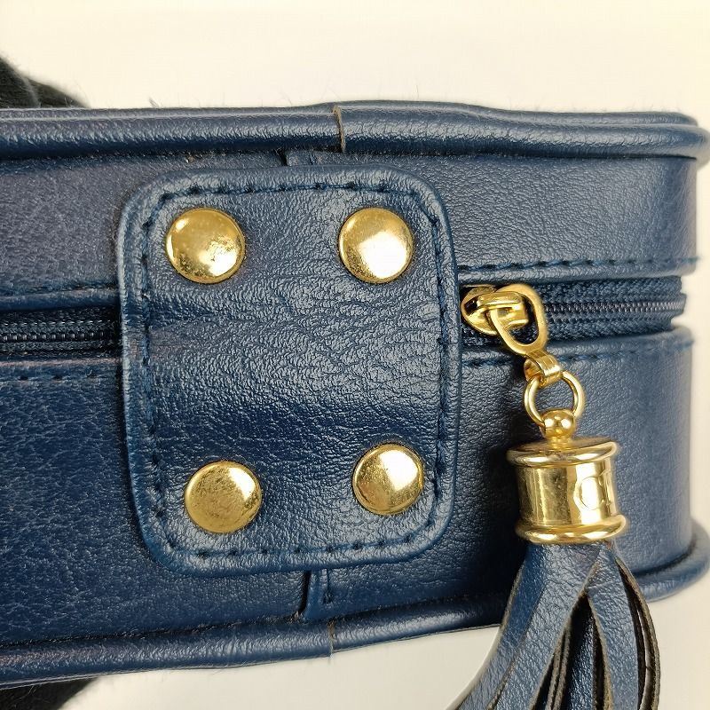 Christian Dior パーティーバッグ アクセサリーポーチ CD金具 Christian Dior クリスチャンディオール ハンドバッグ CDロゴ レザー