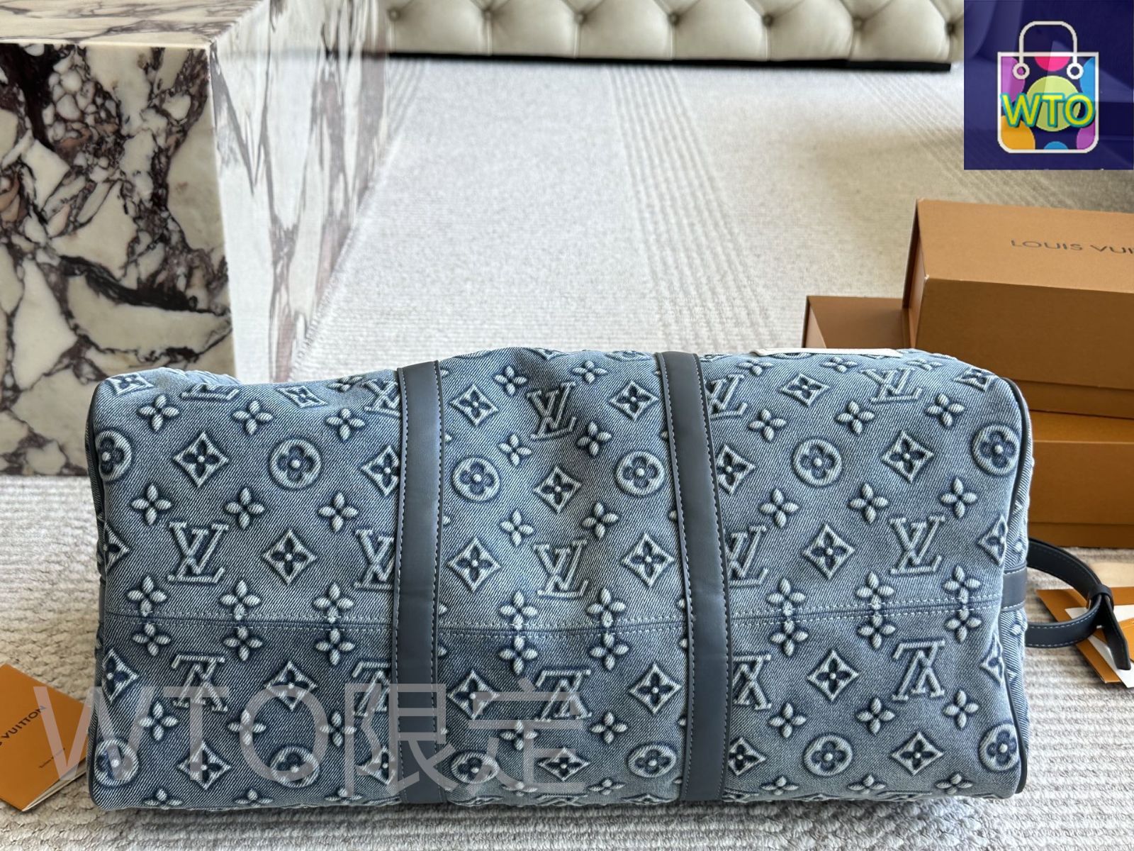 今日特価】LV ルイヴィトン キーポール バンドゥリエ デニム製トラベル