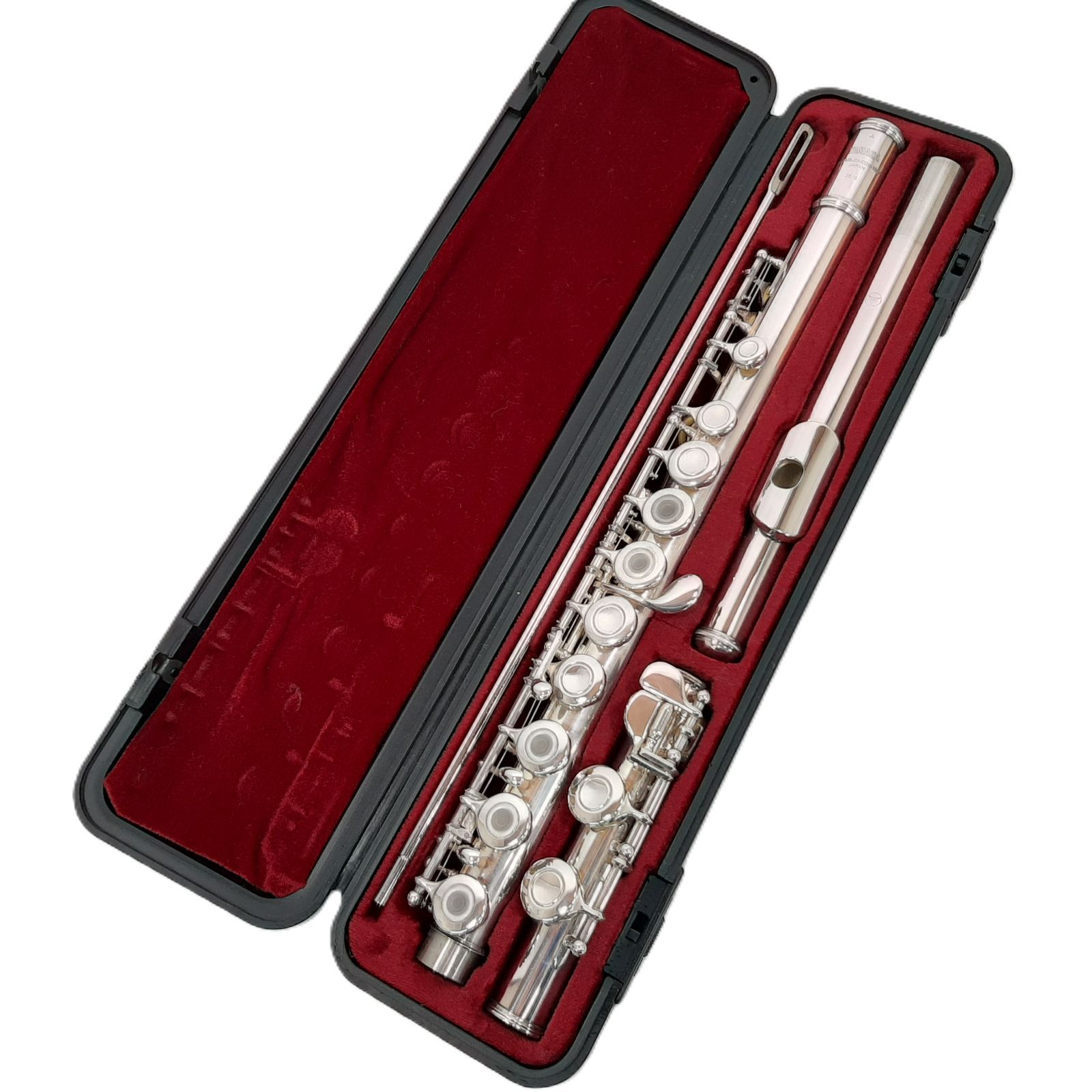 YAMAHA ヤマハ フルート YFL-281S リングキィ インライン 白銅 Eメカ