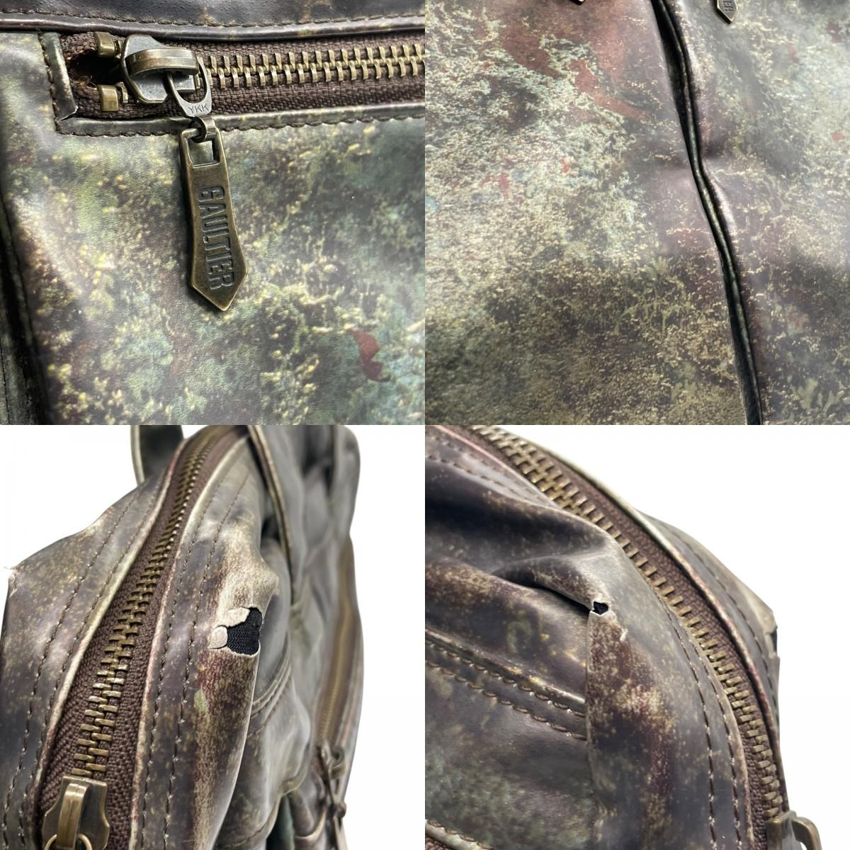 希少♡Jean-Paul GAULTIER デザイン 2way ビジネスバッグ 希少 Jean