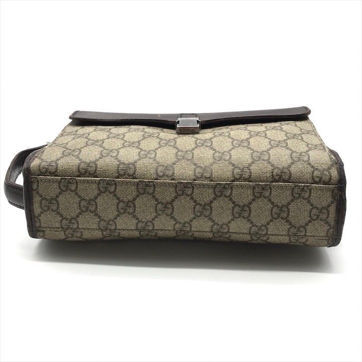 【美品】GUCCI 　グッチ　GG柄　PVC 　レザー　セカンドバッグ　袋付き 楽天市場】【バッグ】GUCCI グッチ オールドグッチ GGプラス シェリー