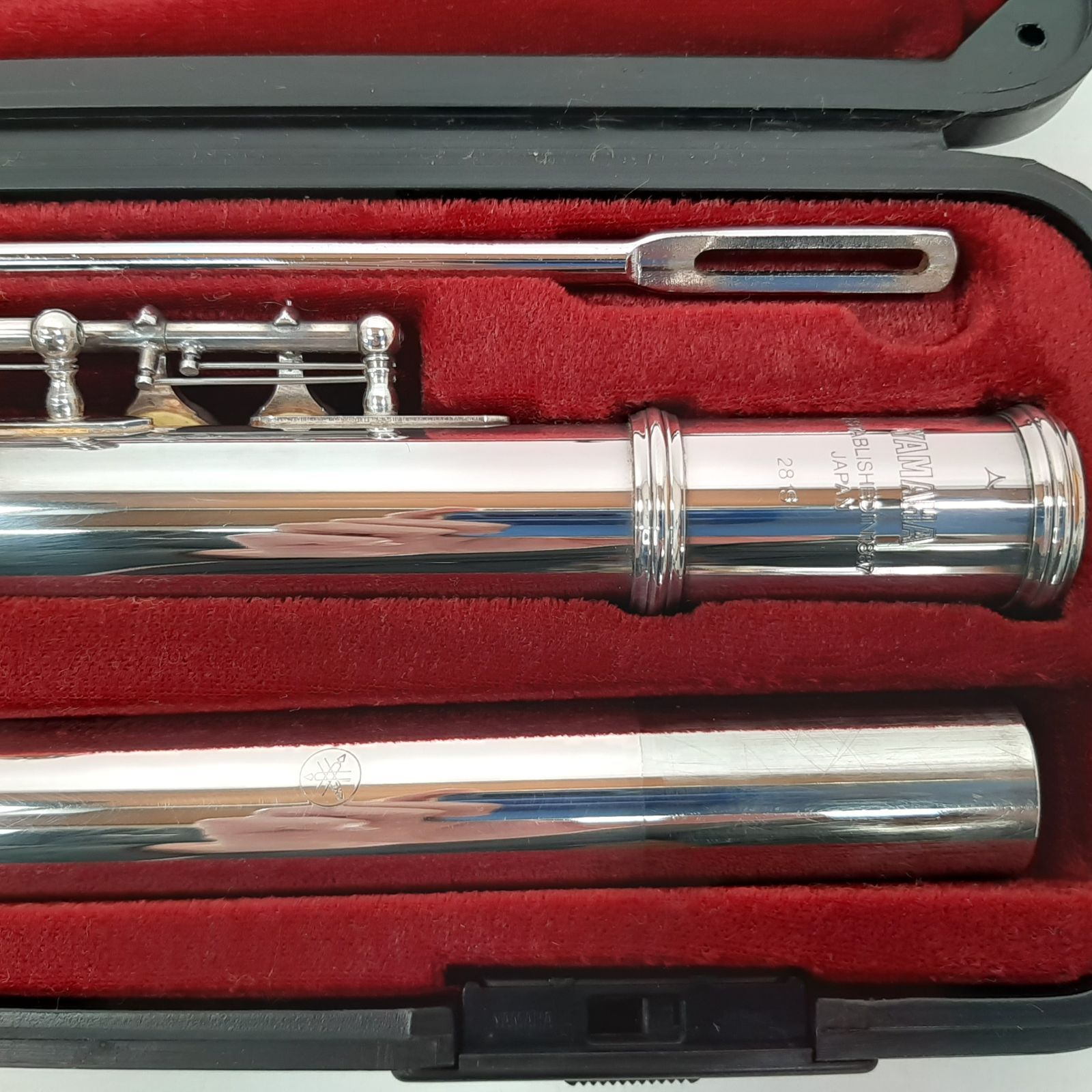 【希少】ヤマハ　フルート　YFL-281S リングキィ　インライン　白銅　Eメカ YAMAHA ヤマハ フルート YFL-281S リングキィ インライン 白銅 Eメカ