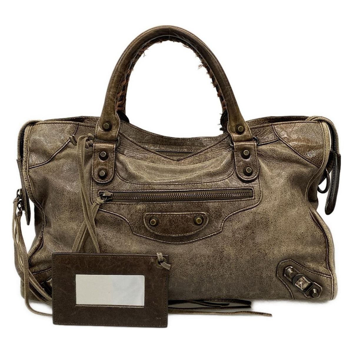 BALENCIAGA(バレンシアガ) ハンドバッグ ザ・シティ 115748 ダーク