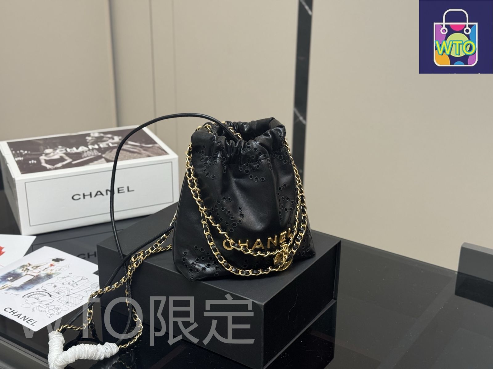 今日特価】Chanel シャネル ミニ 22バッグ シリーズ 柔らかく軽量な