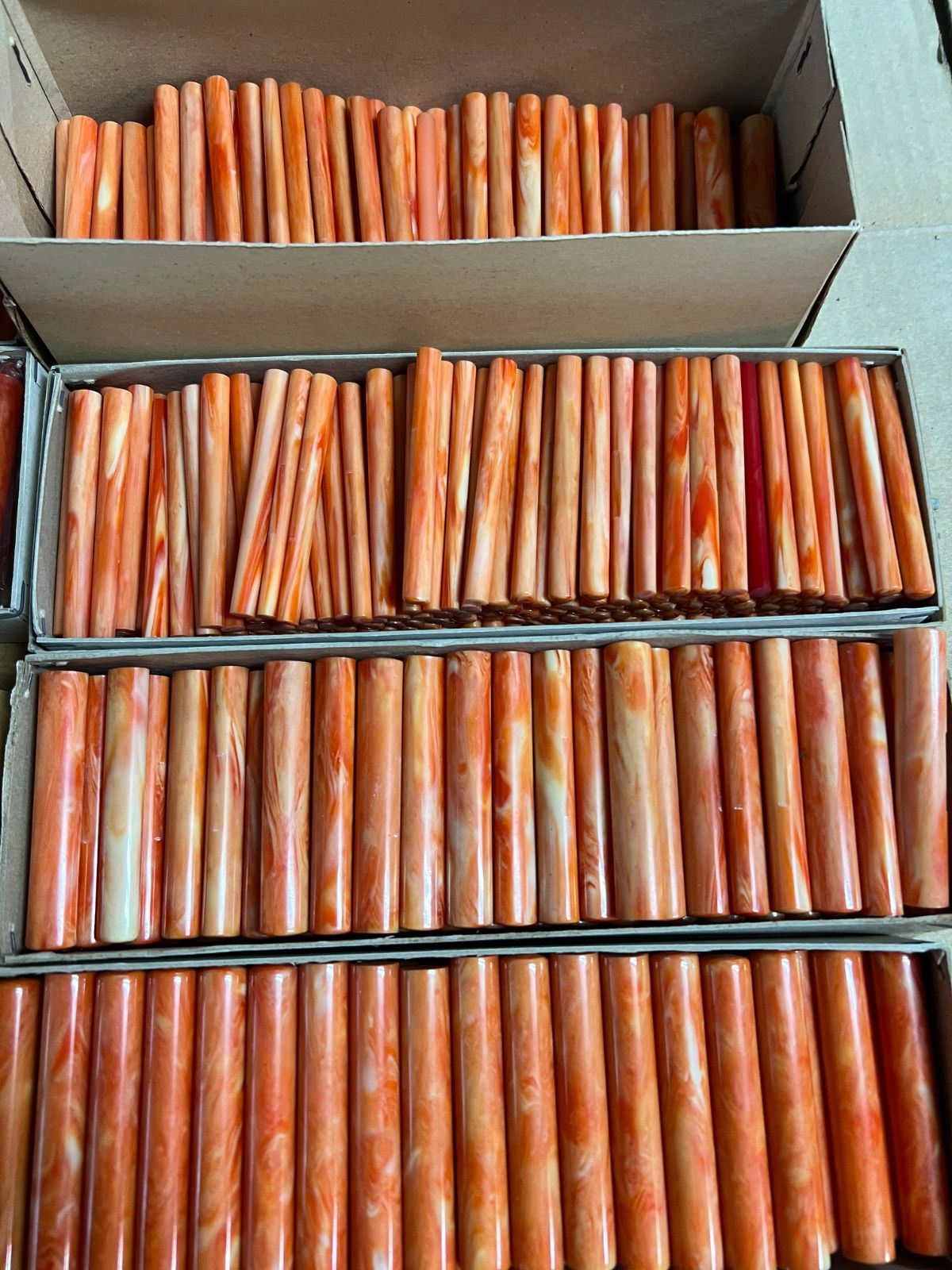  ︎ 印材 紅琥珀 ハンコ 彫刻前 多サイズ 多目的 印鑑 OR a 印鑑関連用品 印鑑 印章 スタンプ