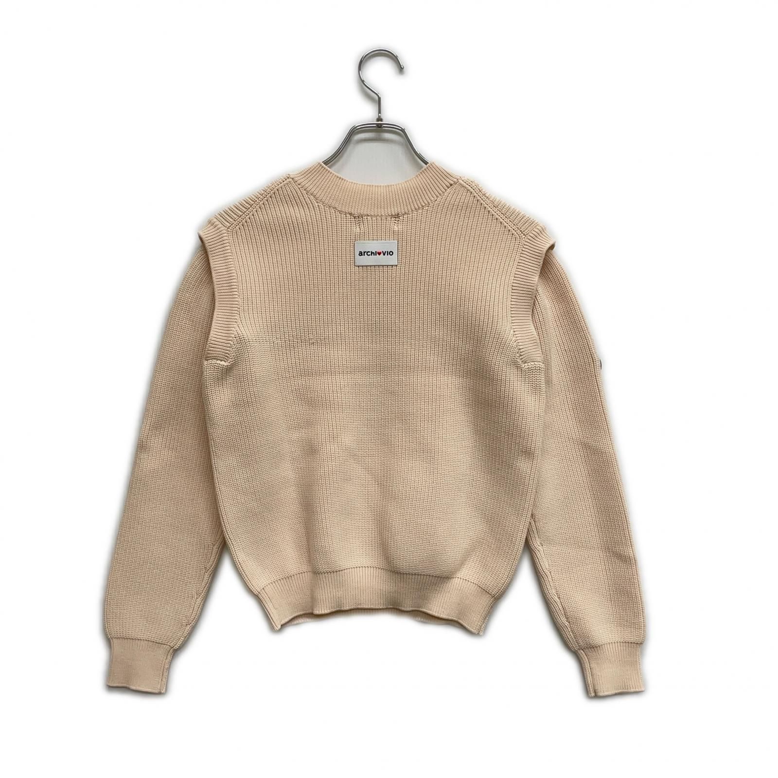 ARCHIVIO レディースセーター 38 ホワイト アルチビオ レディース