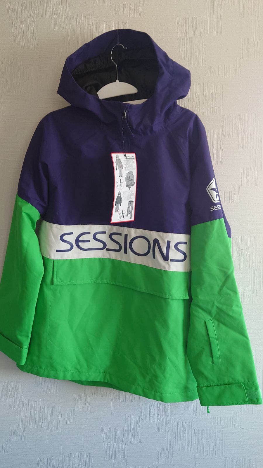 Sessions セッションズ Chaos アノラック ジャケット ハーフジップ