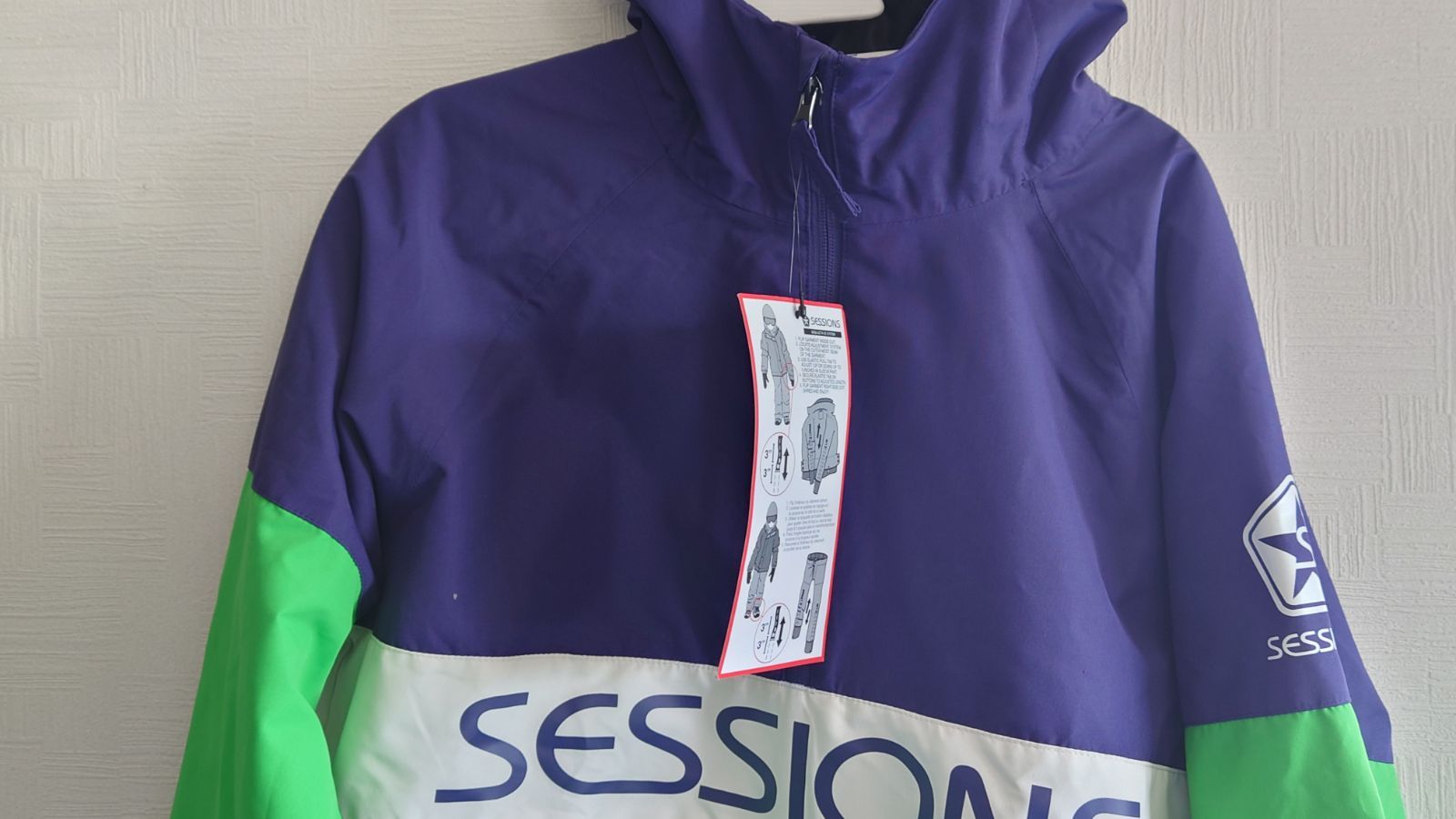 Sessions セッションズ Chaos アノラック ジャケット ハーフジップ