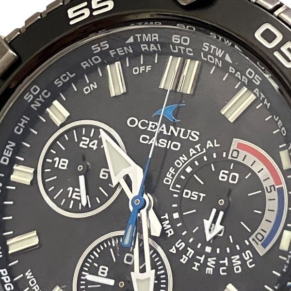 カシオ オシアナス カシャロ OCW-P500 電波ソーラー チタン クロノ