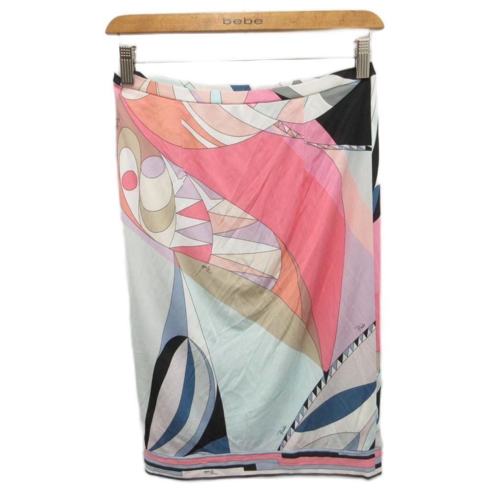 エミリオプッチ EMILIO PUCCI タイトスカート 台形スカート ひざ丈 総