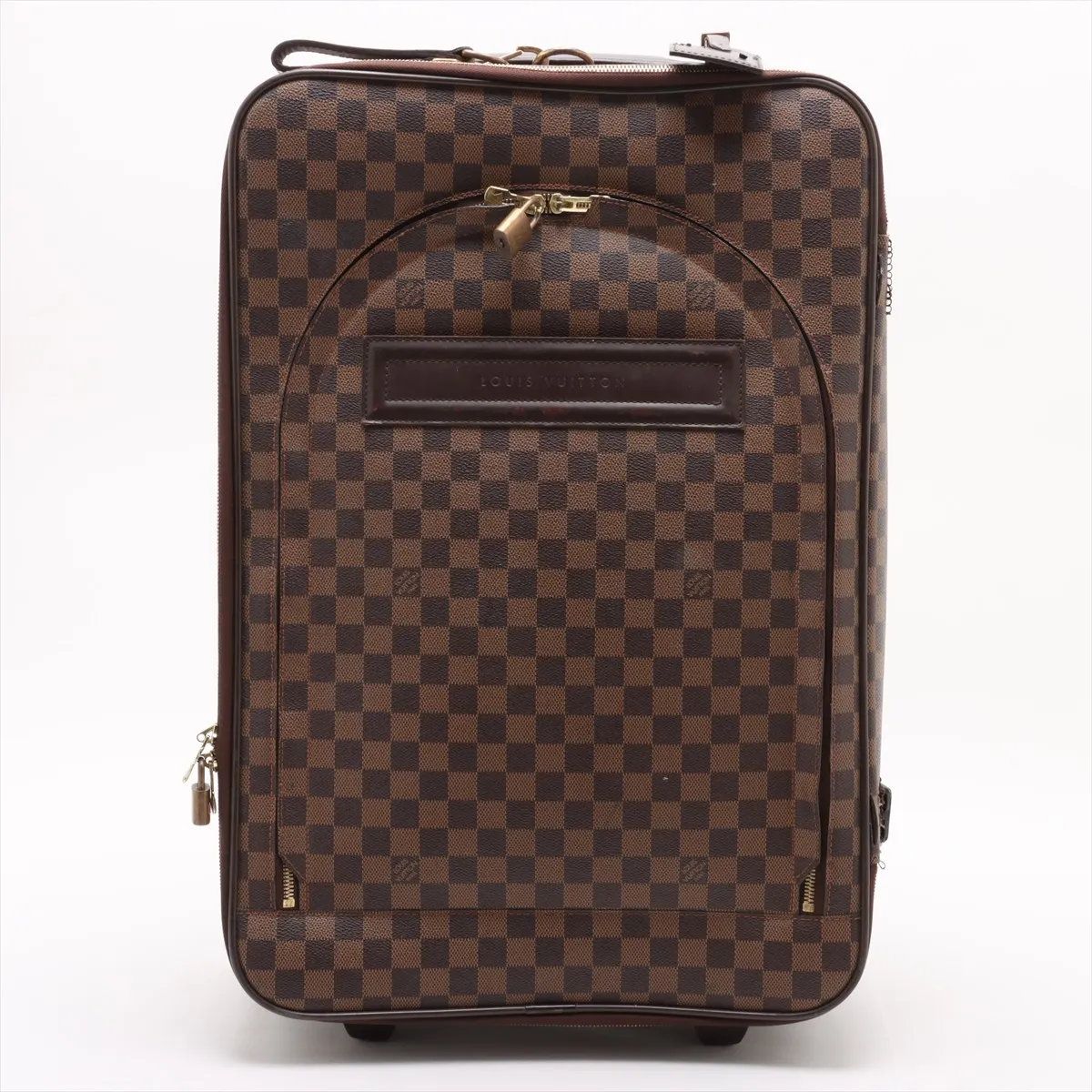 ルイヴィトン ダミエ ペガス55 N23294 レザー スーツケース キャリー