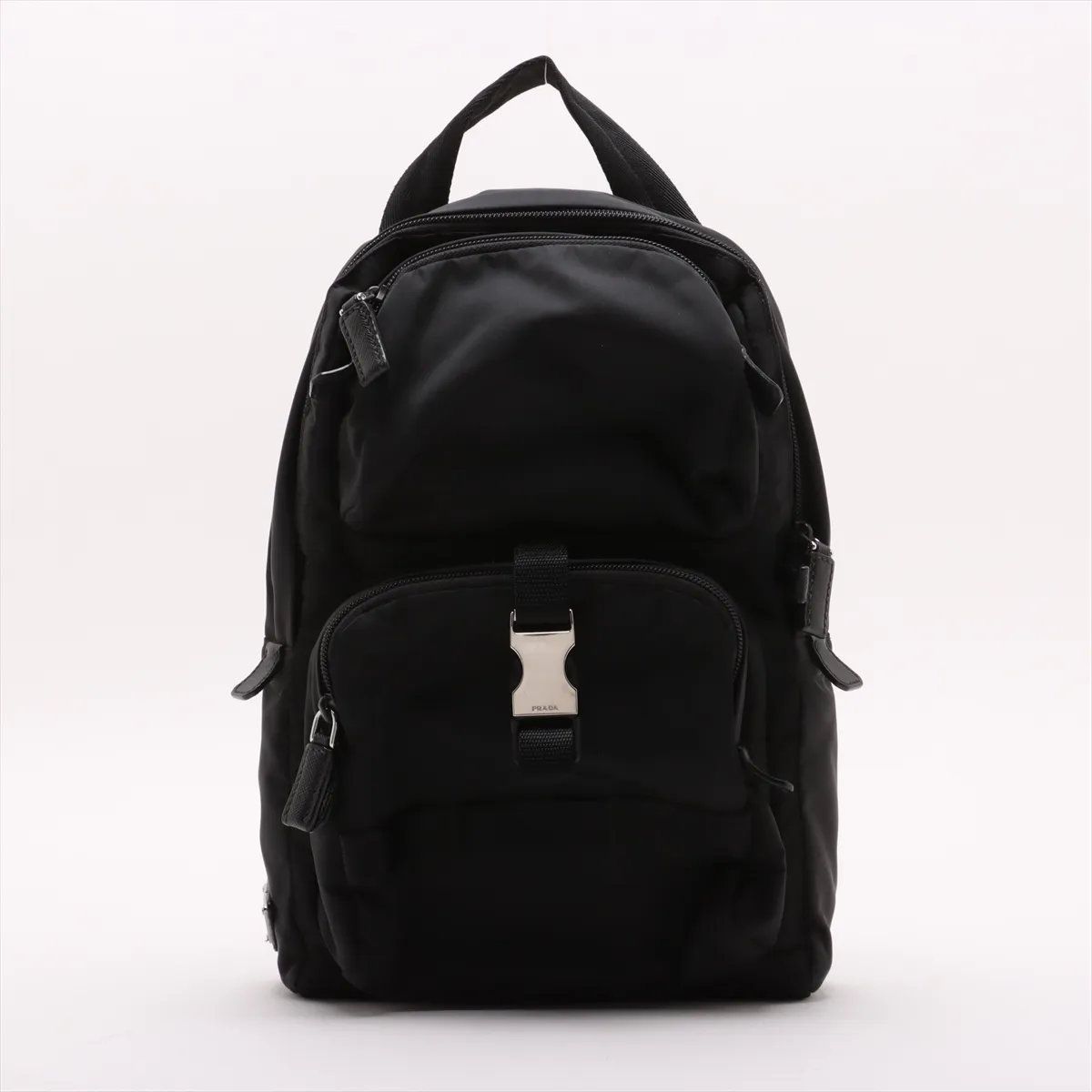 美品 プラダ テスート ナイロン トライアングルロゴ ボディバッグ 斜め