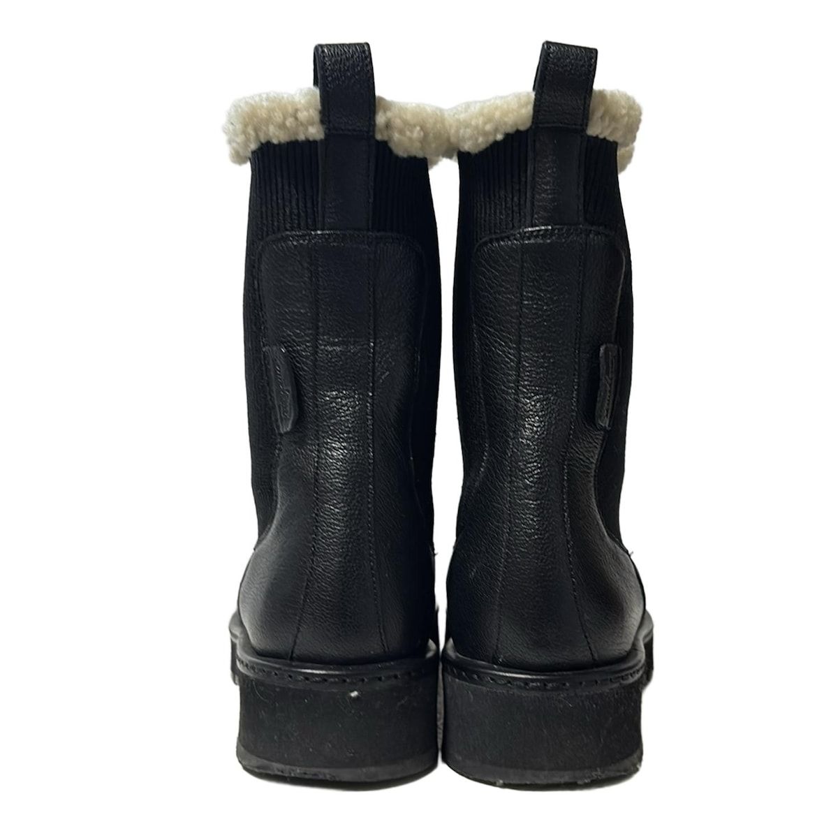 サルバトーレフェラガモ ショートブーツ 6 1/2 C レディース - 黒