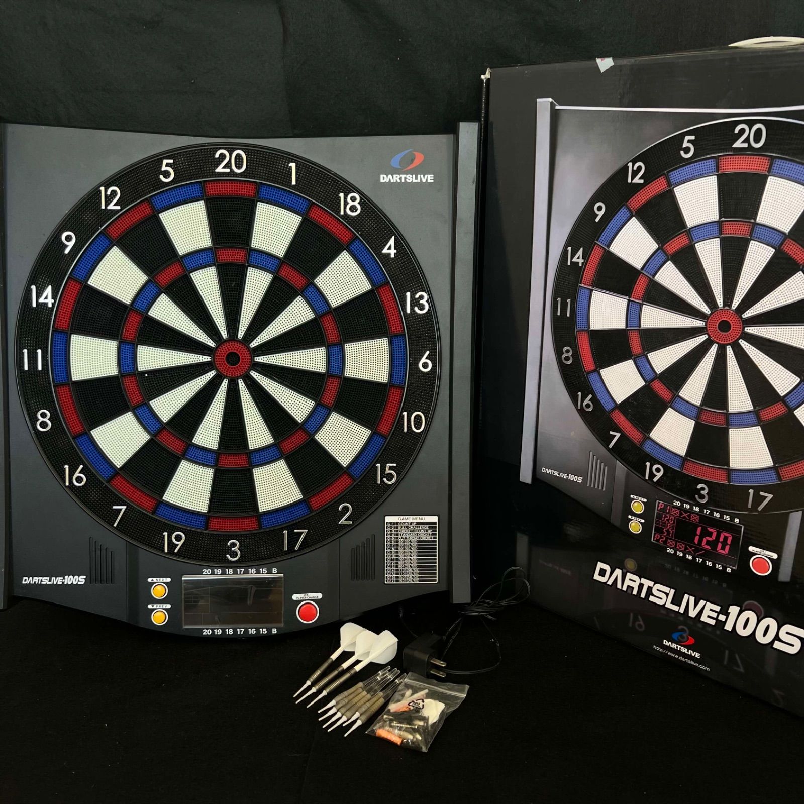 T 【通電確認済/箱付き】DARTSLIVE-100S ダーツボード ダーツライブ