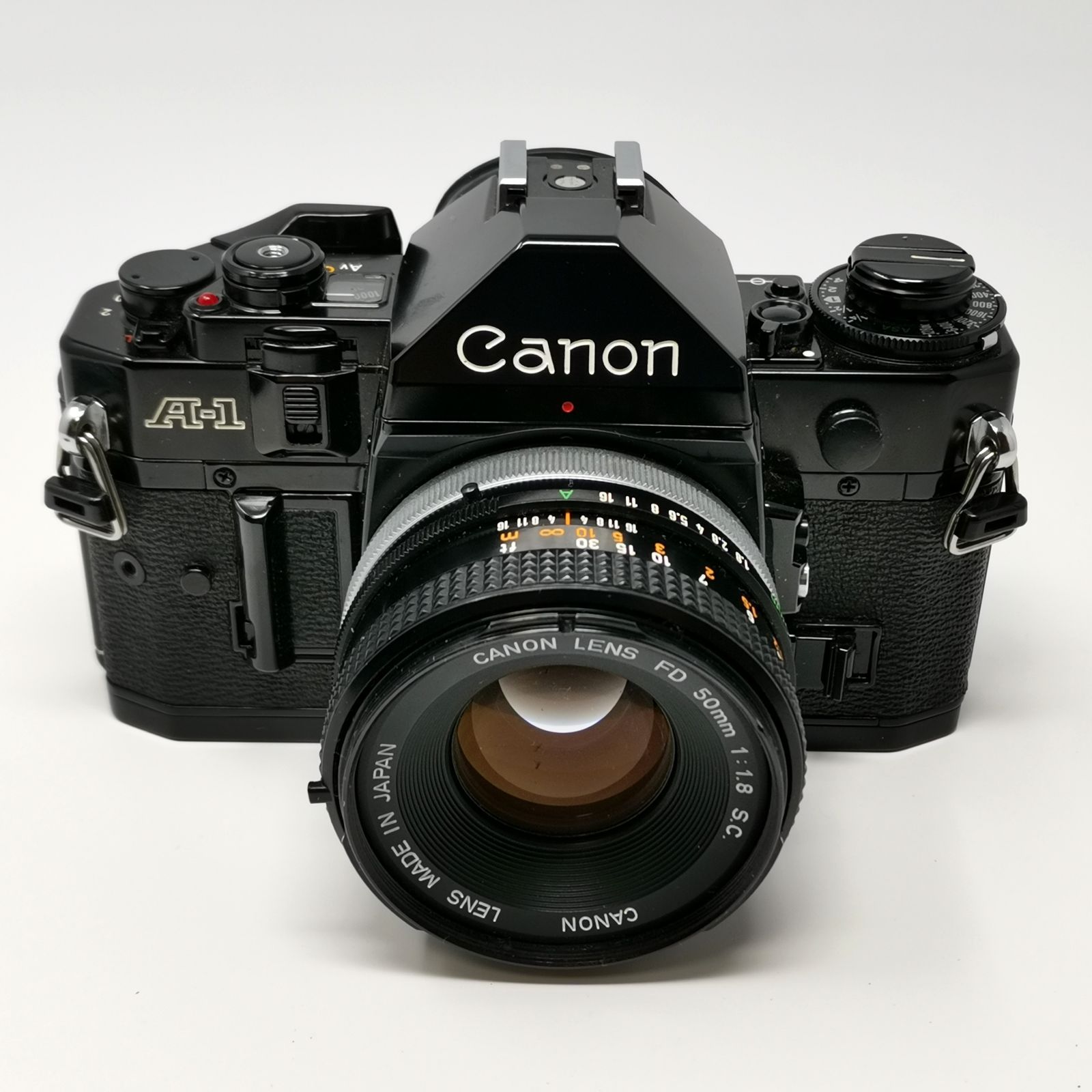 キャノン A1 フィルムカメラ ブラック フィルムないため動作未確認